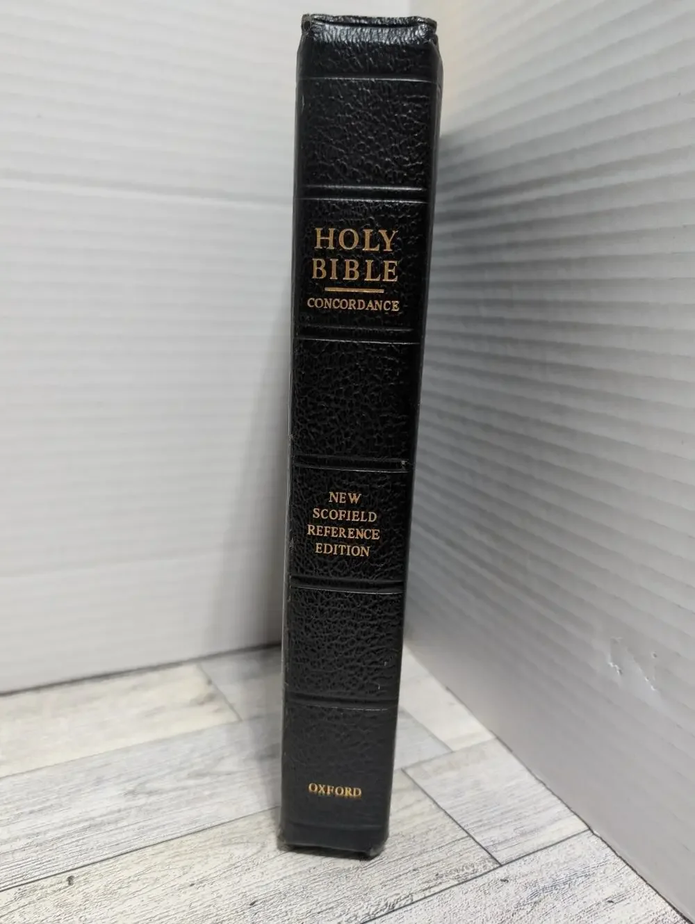 Holy BIBLE The New Scofield Reference Edition KJV Morocco Leather 1967 Oxford